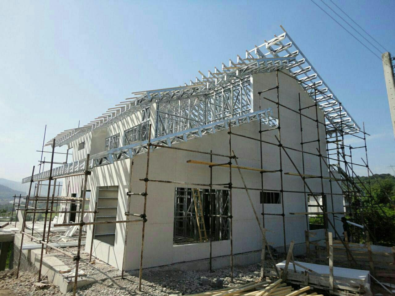 اجرای سقف شیبدار